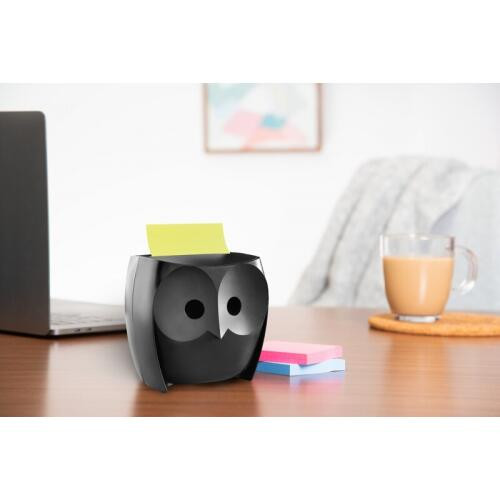 Podajnik do karteczek Post-it Z-Notes Sowa, + 2x45 kart. 76x76mm 7100322315 3M